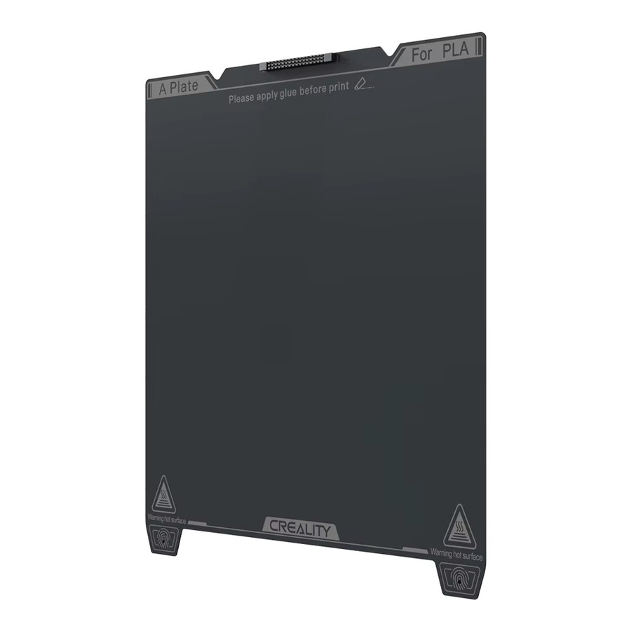 Creality Original PEI-Bauplatte für K1C 3D-Drucker, glatte Oberfläche, Schwarz, B/T: 235 x 235 mm - Bild 4