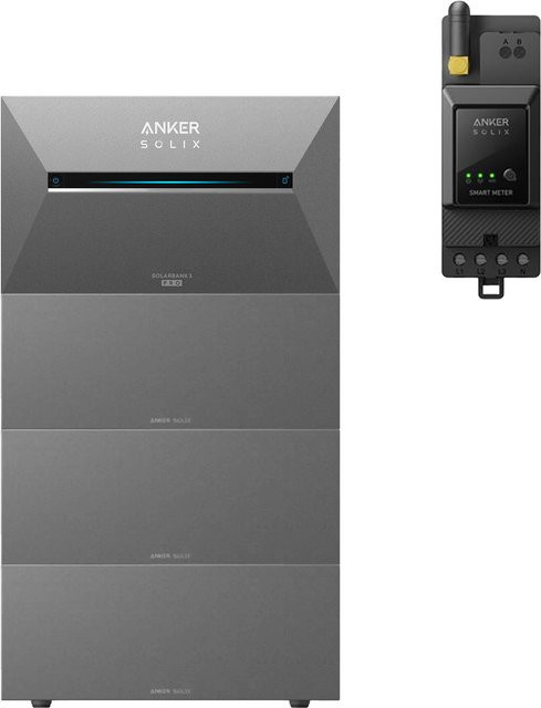 Anker SOLIX Solarbank 3 E2700 Pro Speicher für Balkonkraftwerk mit 2,68 kWh Kapazität, 4 MPPT und 3x BP2700 Erweiterungsakku sowie Smart Meter - Bild 1