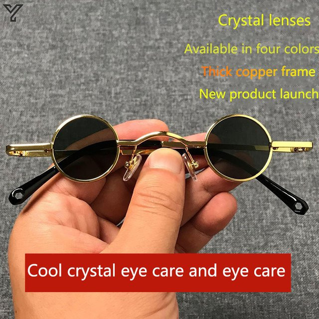 Shatar Sonnenbrille, rund, Vollrand, Metall, Unisex - Bild 1