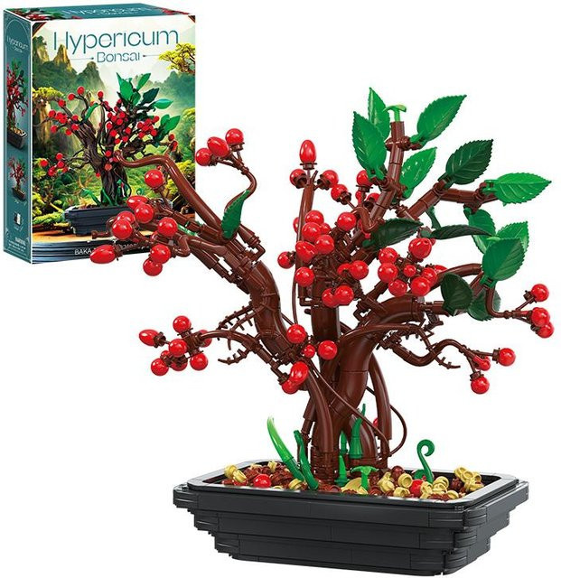 Echter Johanniskraut Topfbausteine Blume Bonsai, Modellsteine, 879 Teile, ab 14 Jahren - Bild 1