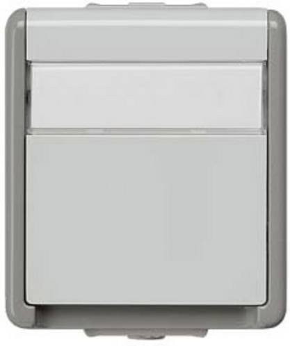 Siemens Schalterprogramm Delta Schutzkontakt-Steckdose Grau IP44 Aufputz 5UB4713 - Bild 1