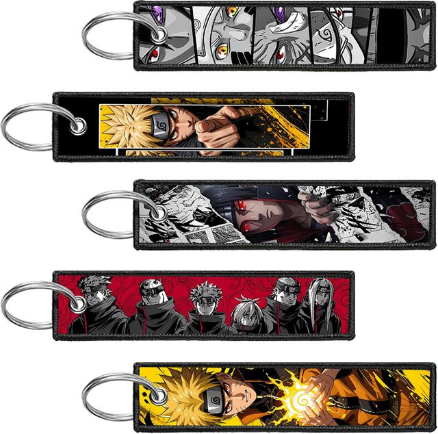 Bandai Schlüsselanhänger Naruto Stickerei, Unisex - Bild 1