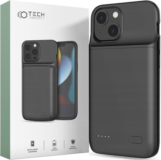 Tech-Protect Powercase 4700mAh für iPhone 12 Mini und iPhone 13 Mini in Schwarz - Bild 1