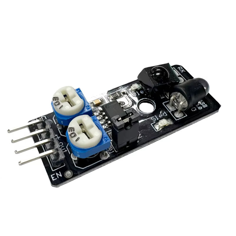 KY-032 4-Draht-Infrarot-Hindernisvermeidungssensor in Schwarz mit einstellbarer TTL EN-Steuerung für Arduino Robot Smart Car, Reichweite 2–40 cm - Bild 2