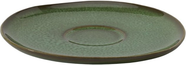 Villeroy & Boch like. Kaffeeuntertasse aus Steinzeug in Grün, Durchmesser: 15,2 cm - Bild 1