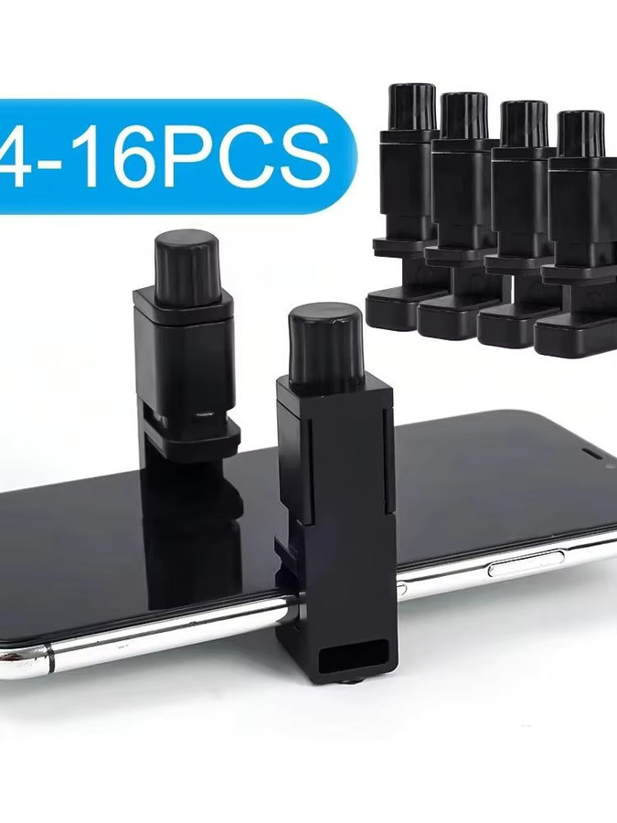 Universal Bildschirm Leuchte Clamp Halter Set zur LCD Display Reparatur, verstellbare Telefon und Tablet Befestigungs Clips, Schwarz - Bild 6