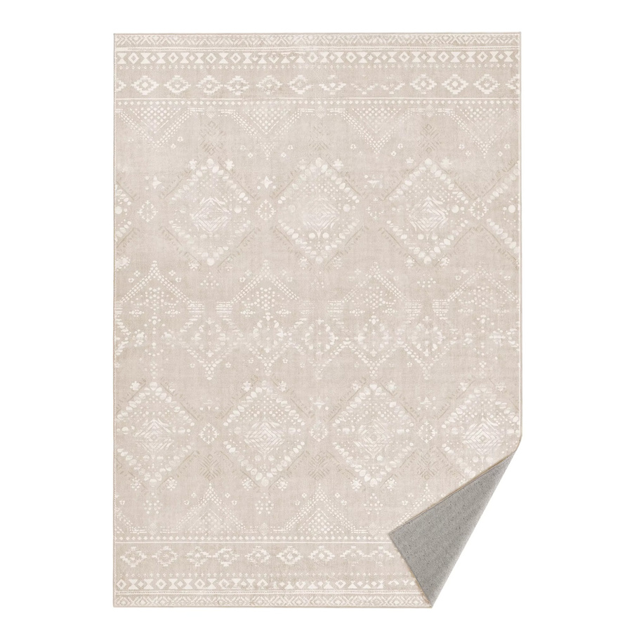 SONGMICS HOME Teppich im Boho-Stil, beige, Kurzflor, rutschfest und maschinenwaschbar, B x T: 230 x 160 cm - Bild 3