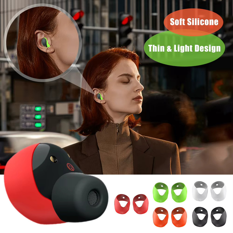 5 Paar Silikon-Ohrstöpsel-Abdeckungen in Multicolor als rutschfeste Schutzhüllen für Sony WF-1000XM5 Kopfhörer - Bild 2