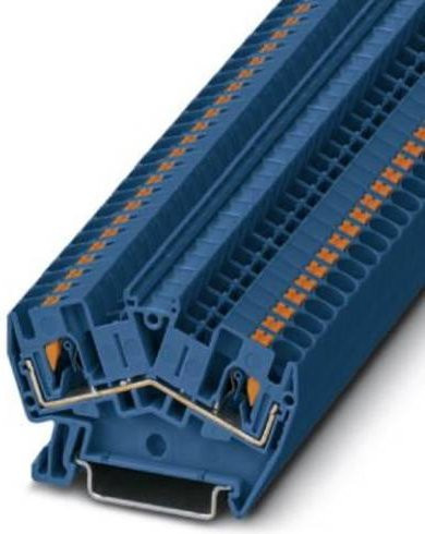 Phoenix Contact 3213602 Durchgangsklemme Push-In-Klemme Blau 50 Stück - Bild 1