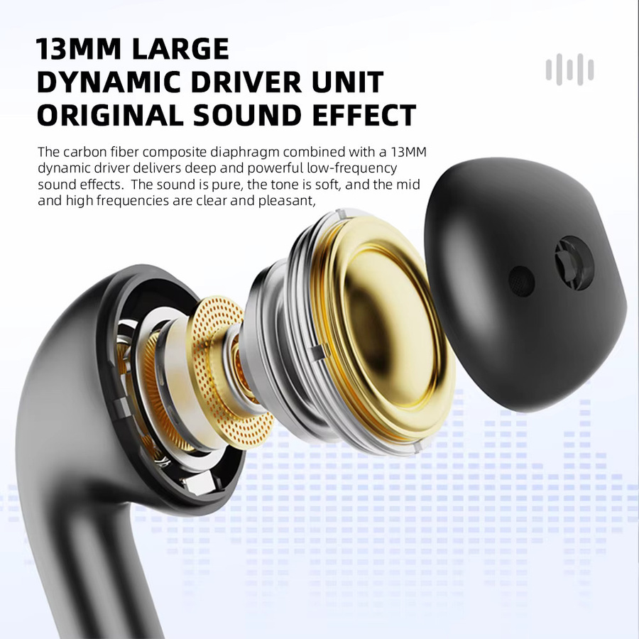 Lenovo LP30Pro True Wireless Bluetooth 5.4 Semi-In-Ear-Kopfhörer in Weiß - Bild 2