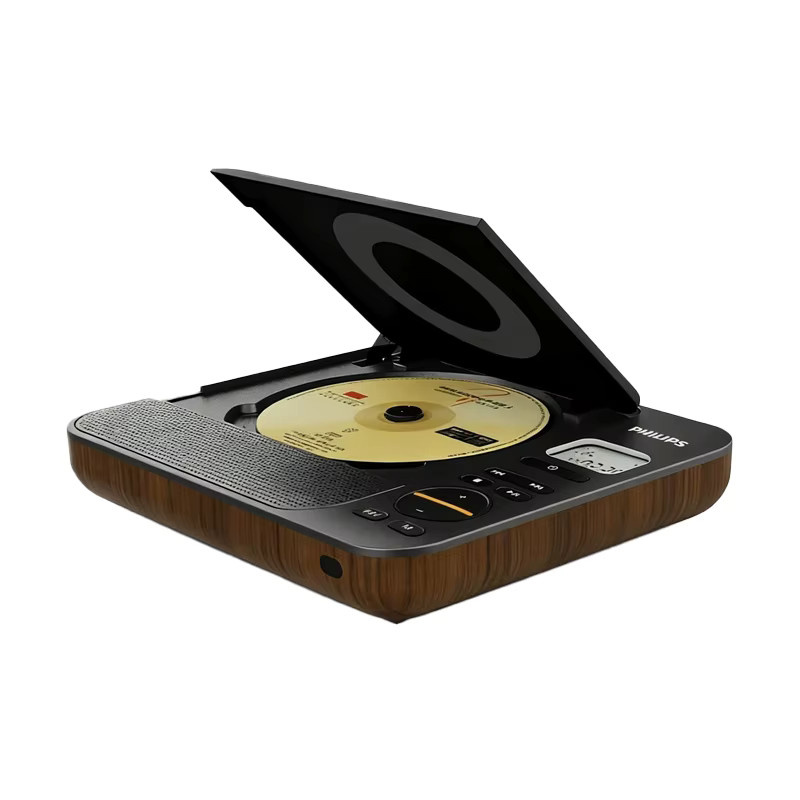 Philips EXP5608 CD-Lautsprecher mit Bluetooth in Schwarz und Braun - Bild 7