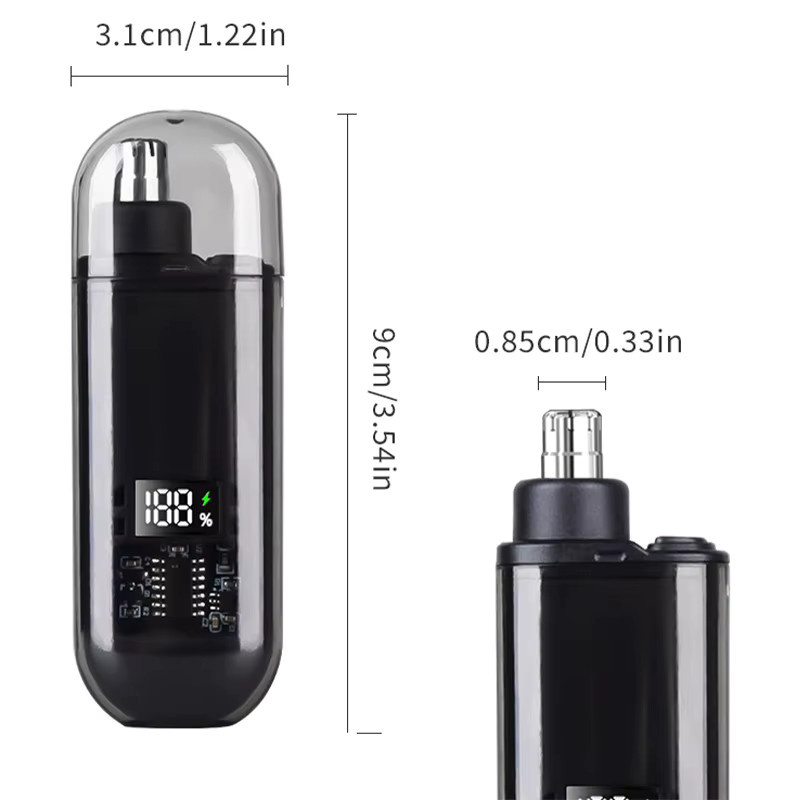 XMSJ Nasen- und Ohrhaartrimmer sowie T9 Haar Clipper Set für Herren - Bild 2