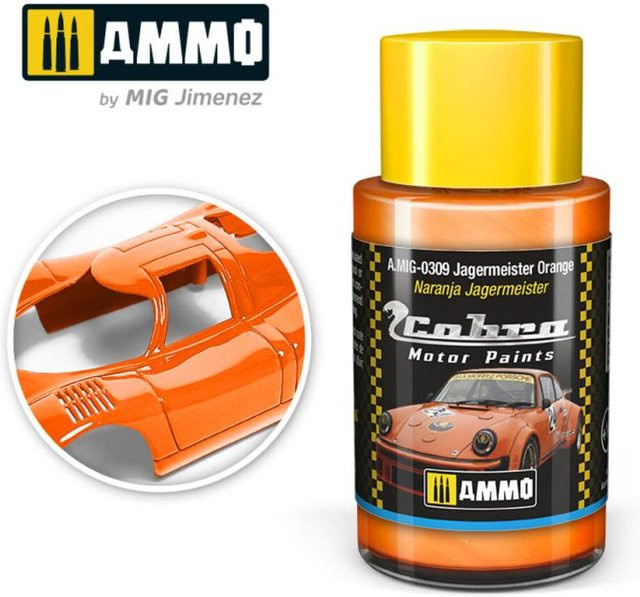 AMMO by MIG Jimenez Cobra Motor Jagermeister, Orange, Fahrzeuge - Bild 1