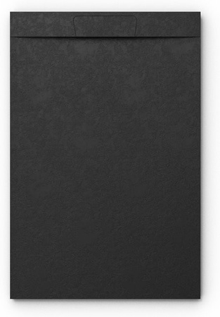 Stano Duschwanne Vortex aus Mineralguss extra flach Schwarz B: 160 cm, T: 70 cm