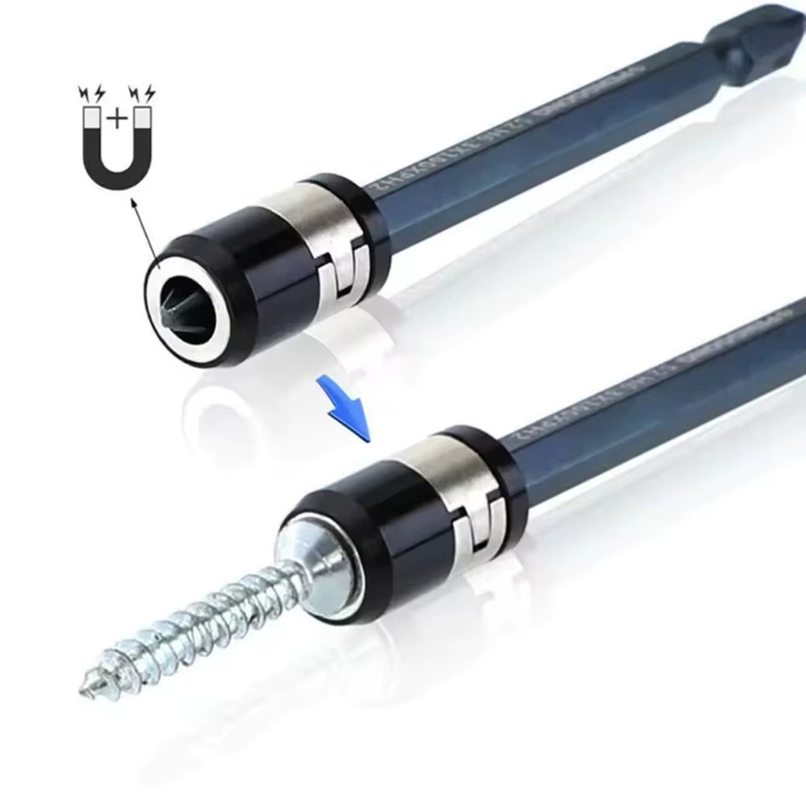 Skeyo Magnetischer Bit-Halter 1/4 Zoll aus Metall in Schwarz - Bild 3