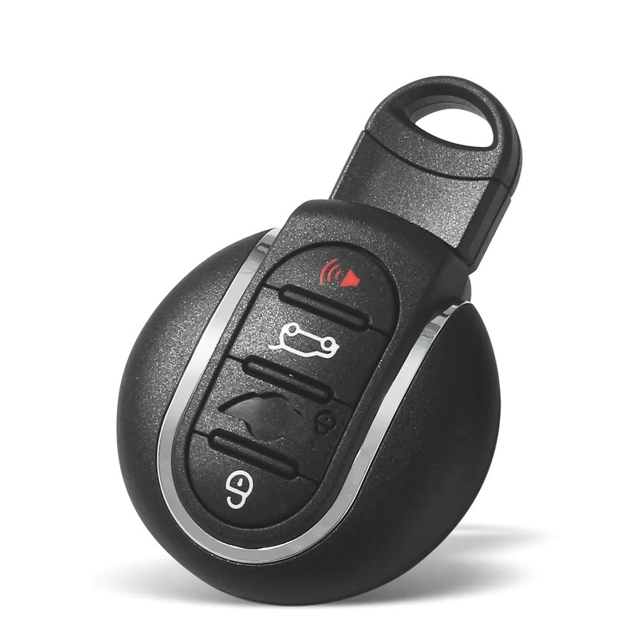Keyyou Smart Remote Key Cover Shell für BMW Mini Cooper F54 F55 F56 F57 F60, 3/4 Tasten, Schwarz - Bild 3
