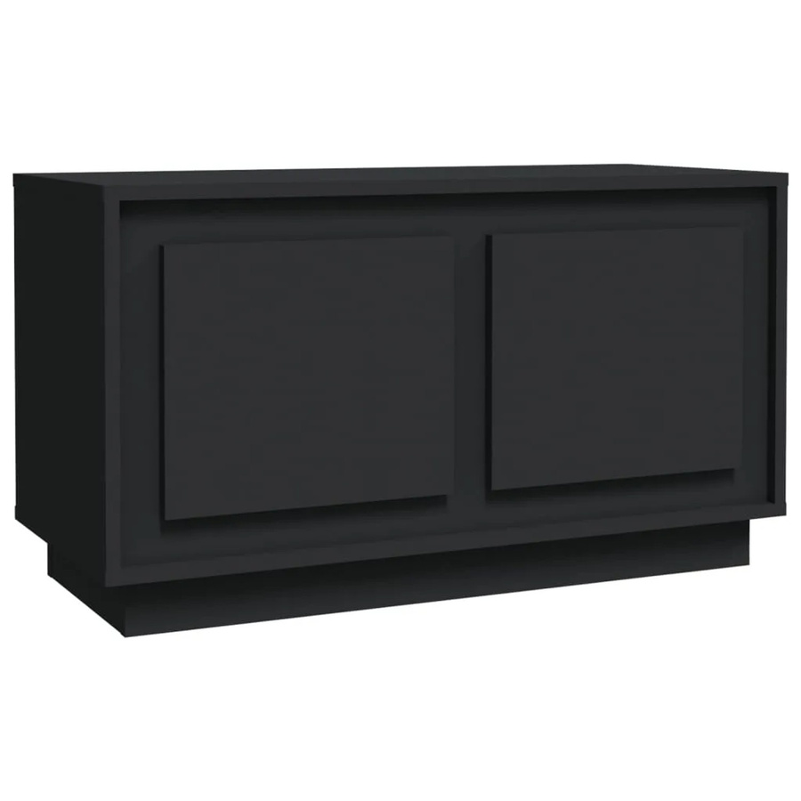 vidaXL TV-Schrank Modell 1 in Schwarz aus Holzwerkstoff, B/T/H: 80 x 35 x 45 cm - Bild 2