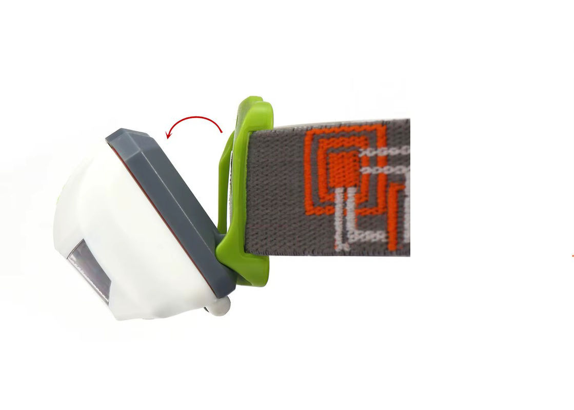 Alonefire LED Stirnlampe mit Stroboskoplicht in Weiß und Rot, tragbare Kopflampe für Outdoor, Wandern und Camping, AAA-Batteriebetrieb - Bild 3