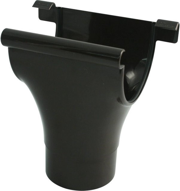 Marley Dachrinnen-Stutzen RG 125/105 Braun, B/H/T: 17 x 15,2 x 23 cm - Bild 1