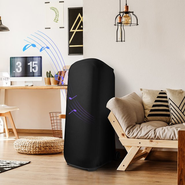 Elastische Stretch-Schutzhülle für JBL Partybox 710 Outdoor-Lautsprecher in Schwarz - Bild 1