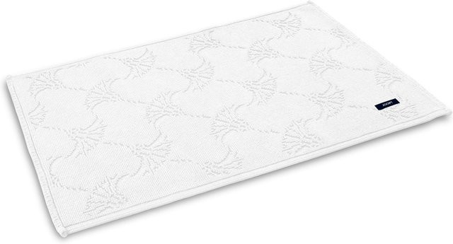 Badematte JOOP! NEW CORNFLOWER in Weiß aus Baumwolle, B/T: 120 x 70 cm - Bild 1