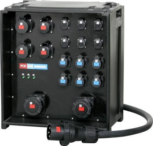 MERZ CEE Stromverteiler M-SVE5-4 400/0032-0/G/MS MZ85803, 400V 400A, 3-Phasen, IP44, Schwarz - Bild 1