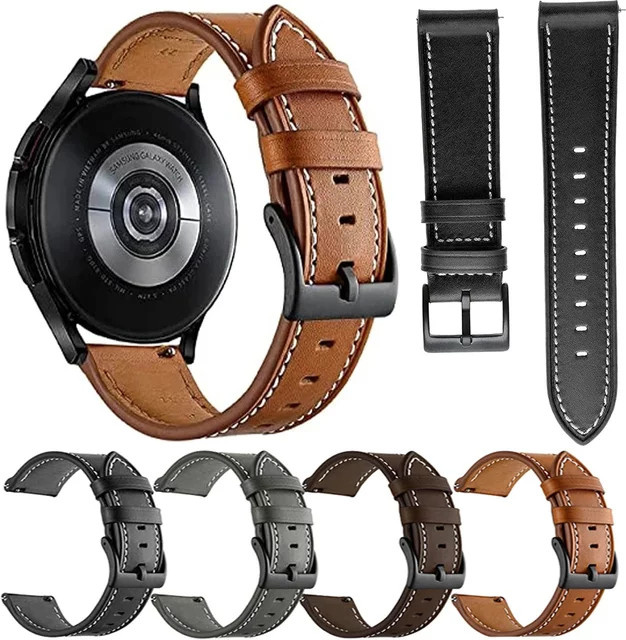 QCTOG Smartwatch Armband Leder, Unisex - Bild 1