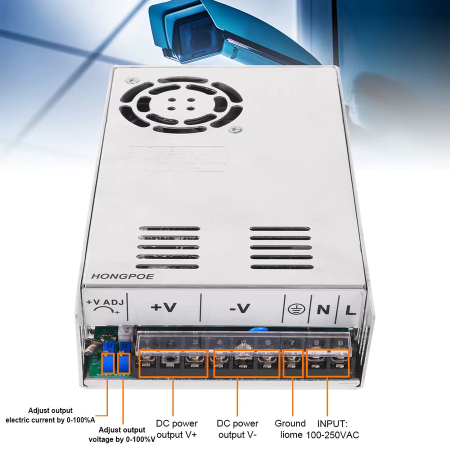 HONGPOE Einstellbares Industrielles Netzteil DC SMPS 500W 600W in Silber - Bild 2