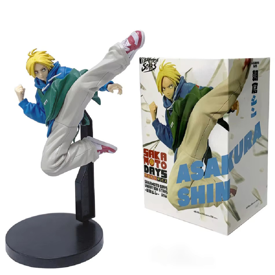 DUODUOBAO SAKAMOTO DAYS Taro Sakamoto Shin Asakura Actionfigur, PVC Modell, 23 cm - Bild 4