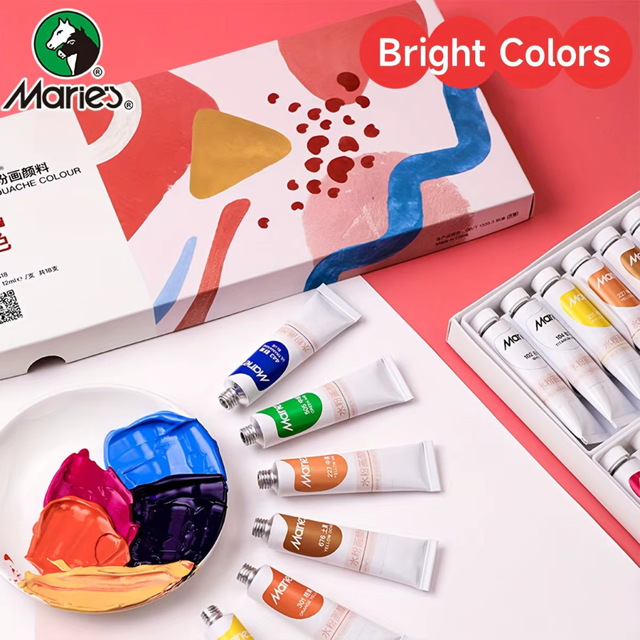 Maries Gouachefarben Set in Multicolour, Künstlerqualität für Profis, 12 ml pro Farbe - Bild 3