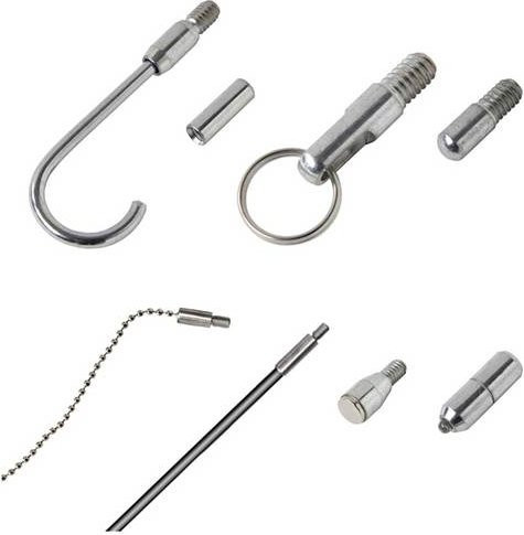 Klauke Zubehör Set Kabeleinzug-Stangen in Silber - Bild 1