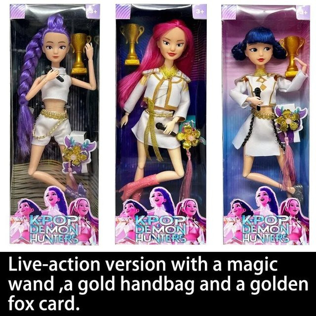 Kpop Demon Hunters Live-Action Figuren, Actionfiguren, Bunte Lichter, ab 14 Jahren - Bild 1