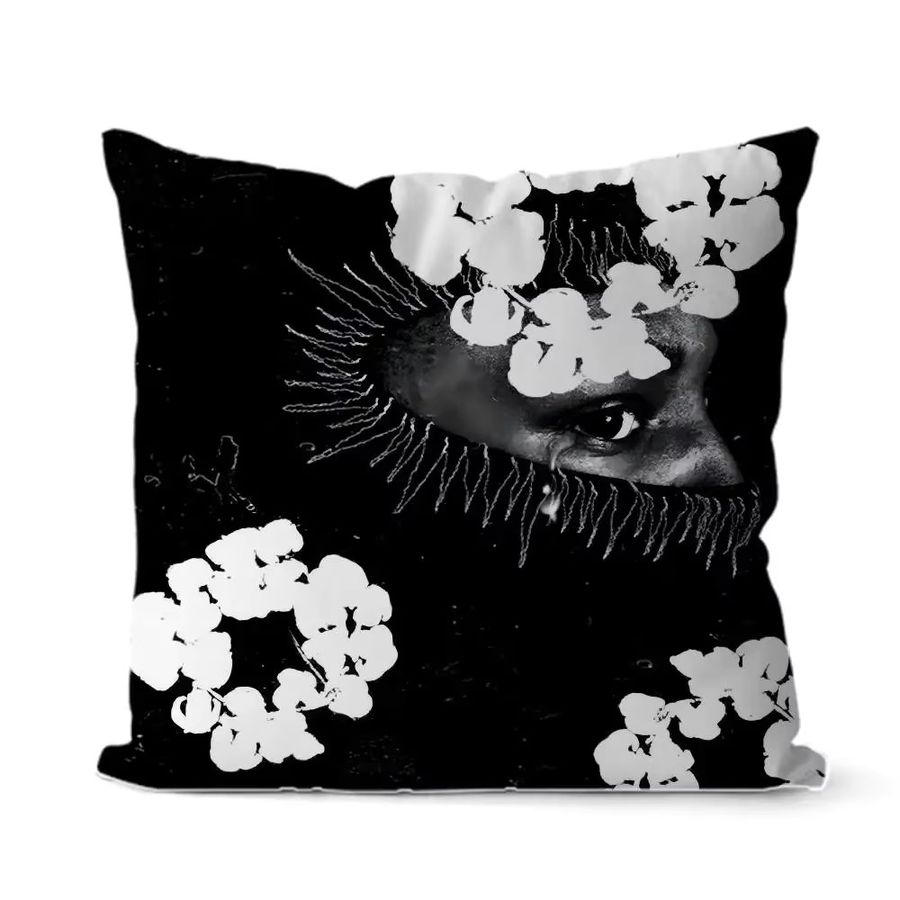 D-Denim T-TearS Kissenbezug White3 aus seidigem Kurzplüsch mit doppelseitigem Druck für dein Sofa und deine Heimdekoration - Bild 5