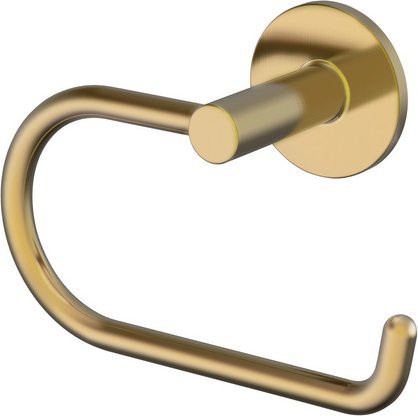 Toilettenpapierhalter LENZ JUNA in Gold aus Metall zur Montage durch Kleben oder Bohren - Bild 1