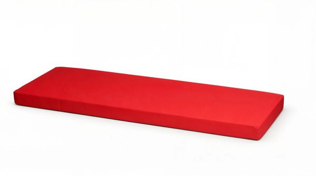 Setgarden Medio Outdoor Kissen für 2-3 Sitzer Gartenbänke, Rot, B: 180 cm, T: 50 cm, H: 7 cm - Bild 1