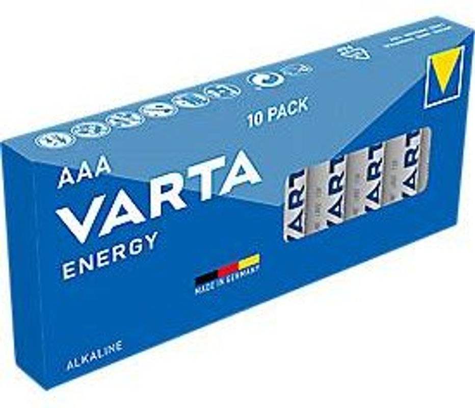 VARTA Energy Alkaline-Batterien AAA, 10er Pack, Blau - Bild 3