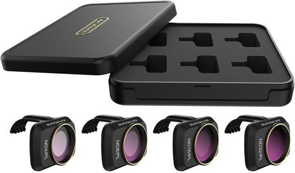 Skyarena Filter-Set für DJI Mavic Mini 4K, Mini, Mini SE und Mini 2 in Schwarz mit UV, ND und CPL Filtern - Bild 1