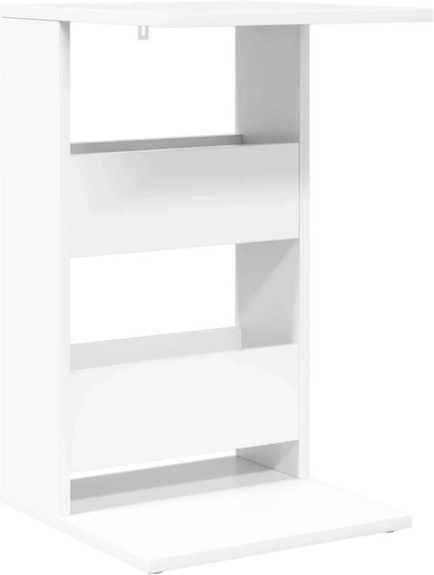 vidaXL Beistelltisch in Weiß, modern und rechteckig, B/T/H: 40 x 35 x 60,5 cm - Bild 1