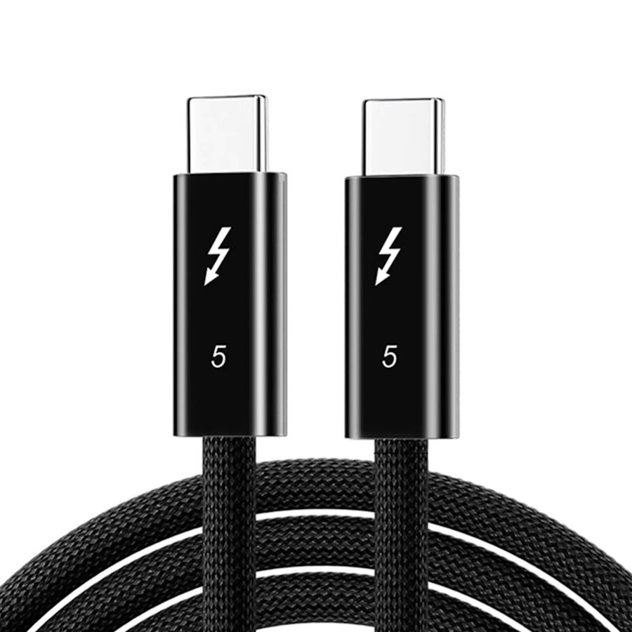 ASUS PD240W Thunderbolt 5 USB-C-Kabel in Schwarz für 80Gbps Datenübertragung und 16K/8K Video - Bild 4