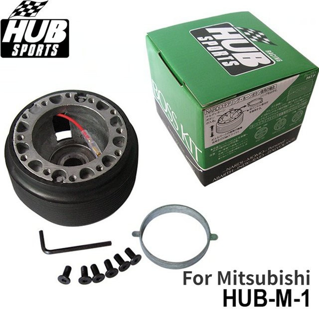 Boss Kit Lenkradnabenadapter M1 in Schwarz für Mitsubishi Lancer 1988–2004 passend für Standard-6-Bolzen-Lenkräder - Bild 1