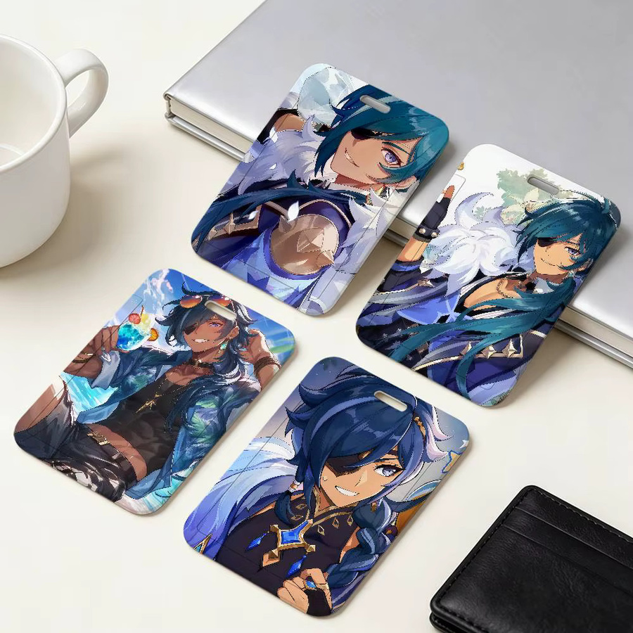Genshin Impact Kaeya Chibi Schiebe-Kartenhülle für Ausweise und Buskarten in Multicolour - Bild 4
