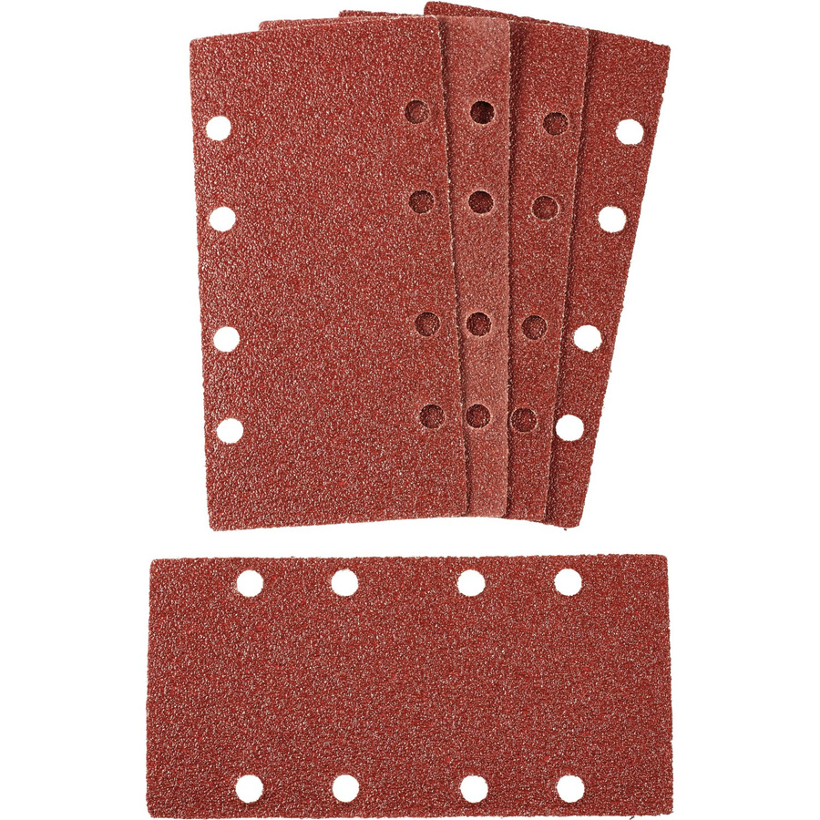 LUX-TOOLS Schleifstreifen Classic K60 für Holz und Metall, Rot, Breite: 9,3 cm, Höhe: 18,5 cm - Bild 2