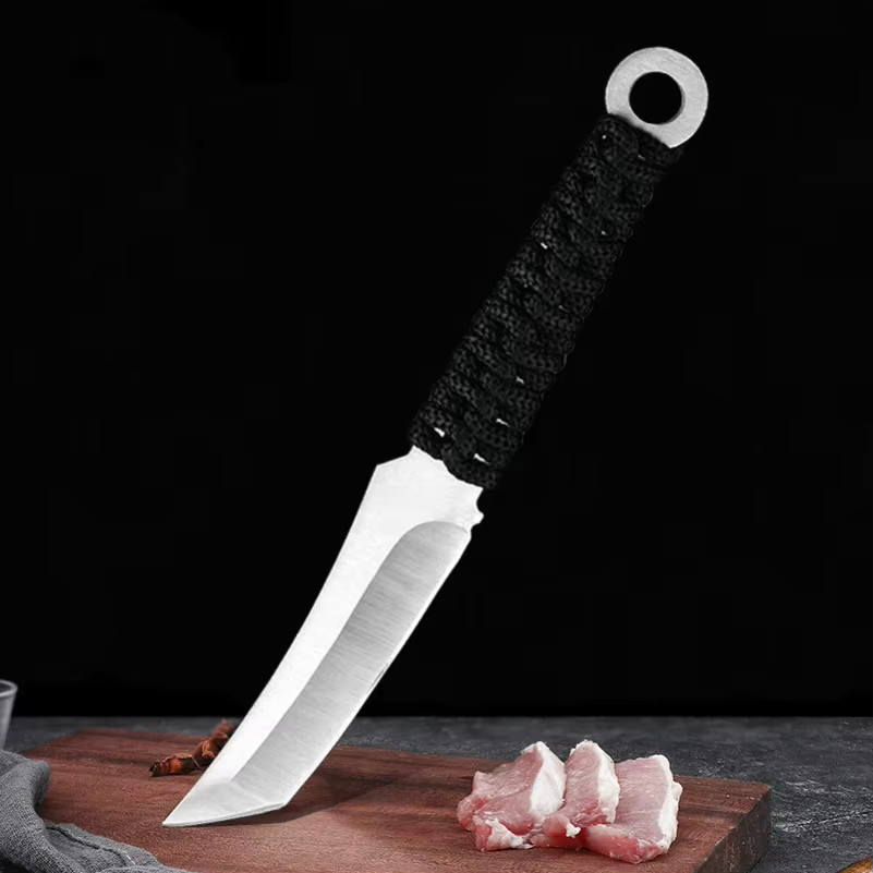 GuanQi Handgeschmiedetes Ausbeinmesser in Silber zum Schneiden von Fleisch, Fisch und Gemüse - Bild 2