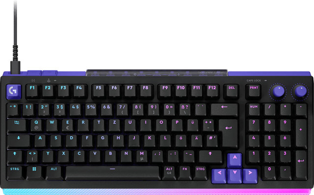 Logitech G512 X 98 Gaming-Tastatur mechanisch QWERTZ Schwarz - Bild 1