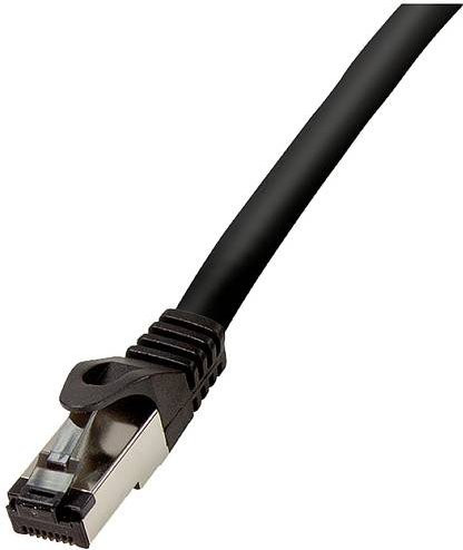 LogiLink CQ8103S RJ45 Patchkabel CAT 8.1 S/FTP Ethernet LAN Schwarz 15,00 m - Bild 1