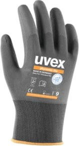 uvex phynomic lite Arbeitshandschuhe in Grau, Größe 11 (XXL) nach EN 388 - Bild 1