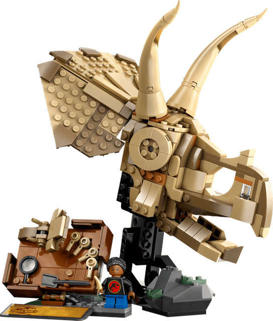LEGO Jurassic World Dinosaurier-Fossilien Triceratops-Schädel - Bild 7
