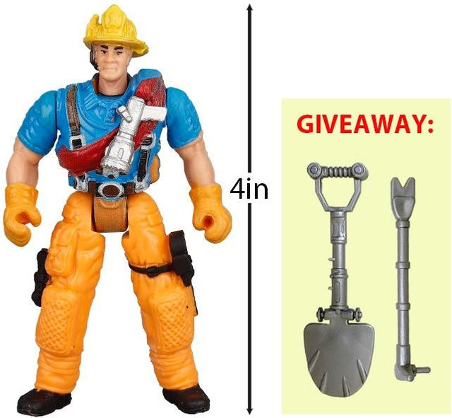 Yiran toy 1 Feuerwehrleute Actionfiguren, Feuerwehr, ab 3 Jahren - Bild 1