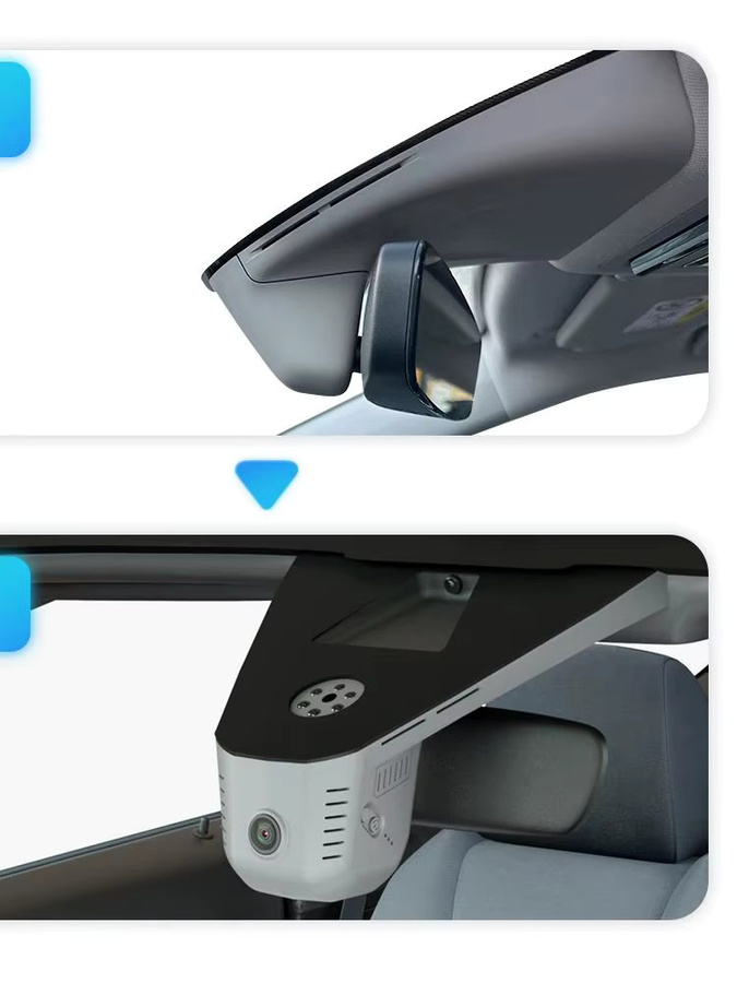 ARB Dashcam für Skoda Octavia 4 IV (2020 - 2025), Skoda Octavia MK4.5, Karoq, Enyaq und Elroq, Schwarz - Bild 4