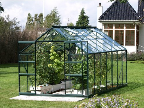 VITAVIA Gewächshaus Mars Plus 11500 in Grün mit Aluminiumrahmen, B/H/L: 257 x 238 x 445 cm - Bild 1